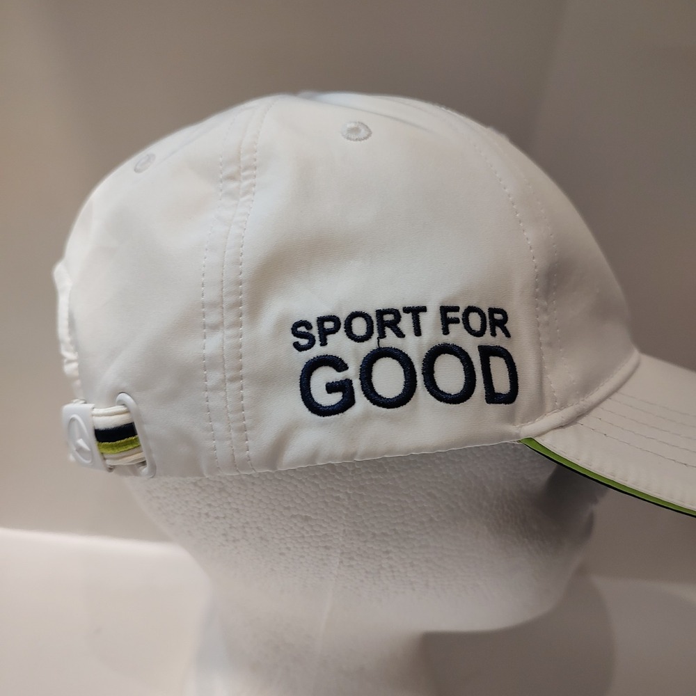 Mercedes-Benz Laureus Sport For Good White Adjustable Baseball Cap Hat Official - Picture 3 of 10